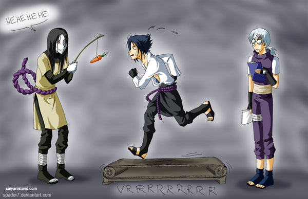 Ultimate tranining of Sasuke